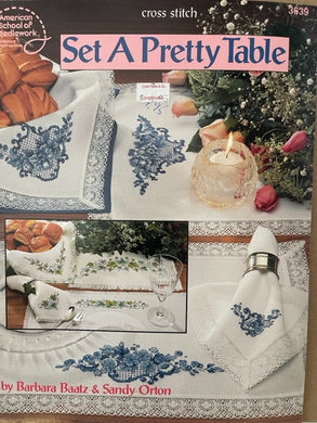 Cross Stitch Set A Pretty Table  ASN 3639