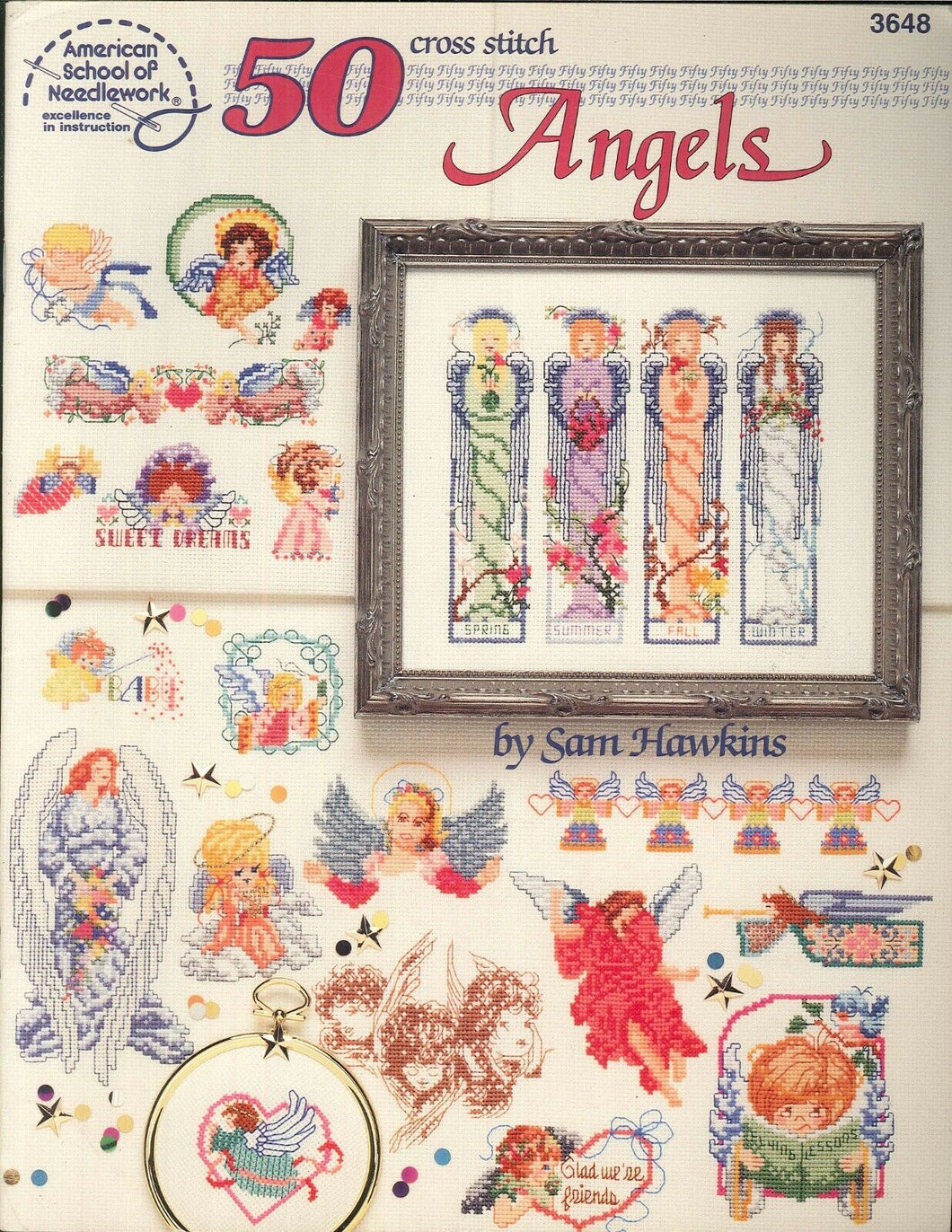 50 Cross Stitch Angels  ASN 3648