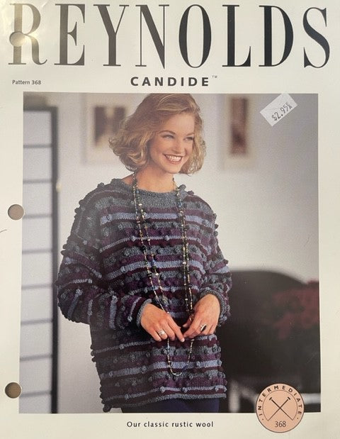 #368  Reynolds Leaflet - Candide Bobble Stripped Pullover
