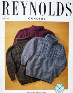 #370 Reynolds Leaflet  Guernsey Pullover
