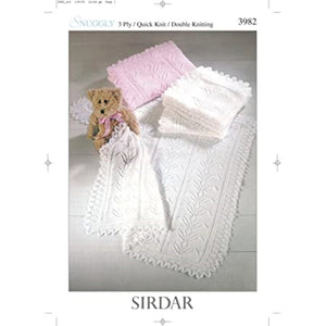Sirdar Leaflet  Circular and Square Shawl #3851