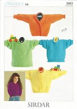 Sirdar Leaflet #3893 Cardigans, Sweater and Tunic