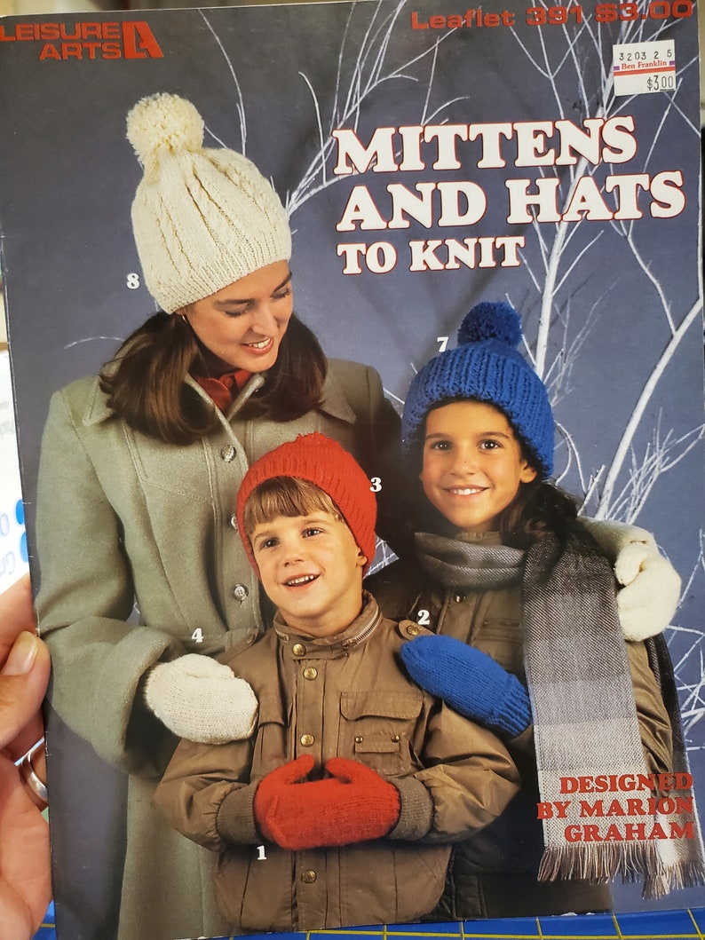 Mittens and Hats To Knit    Leaflet 391