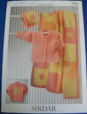 Sirdar Leaflet #3980  Cardigan, Hat and Blanket