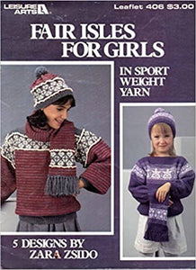 #406 - Fair Isle For Girls  Leaflet