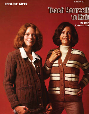 Teach Yourself to Knit Leaflet 41