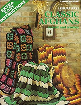 Classic Afghans To Knit and Crochet  Leaflet 44