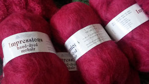 HAND DYED MOHAIR - IMPRESSIONS