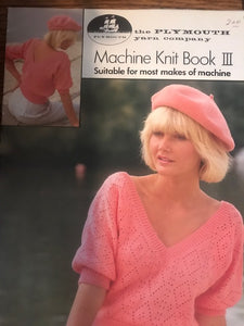 Plymouth Yarn Co-A Machine Knit Book #3   578