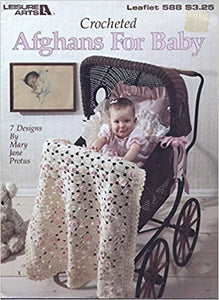 Crochet Afghans For Baby Leaflet 588
