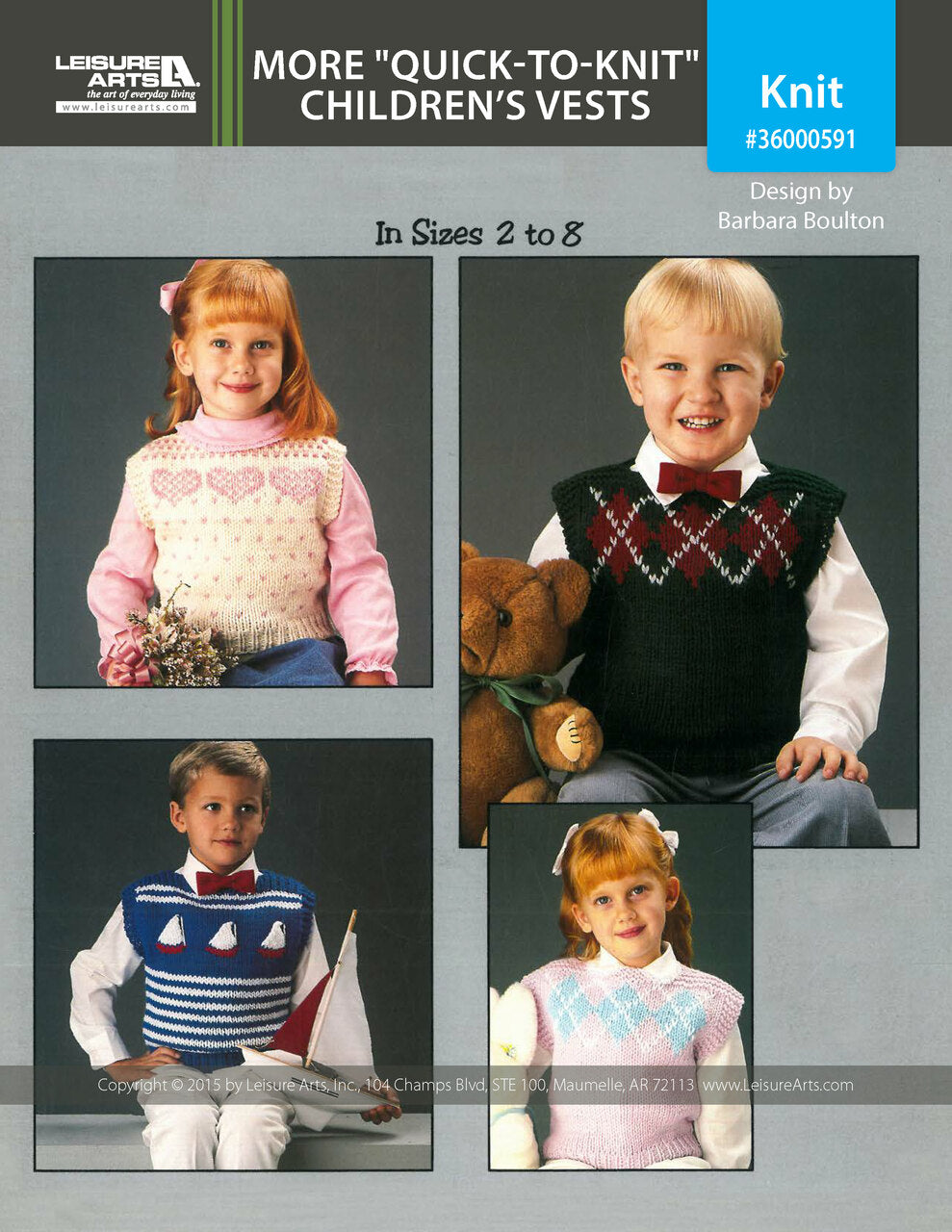 More Quick To Knit Children's Vests  Leaflet 591