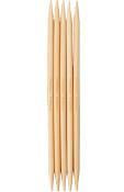Accessories Unlimited  6" Double Pointed Needles -Bamboo