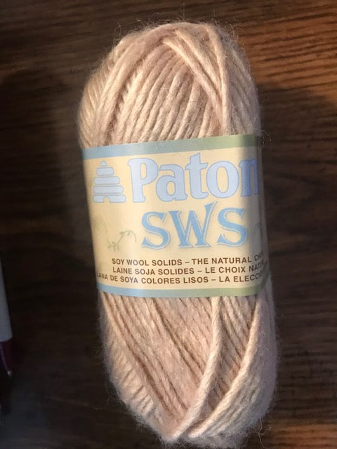 Light Brown Patons Soy Wool Solids Yarn - 7 Skeins – Make & Mend