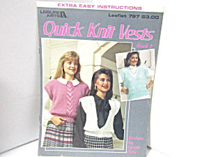Quick Knit Vests  Book 3 Leaflet 797