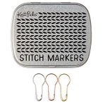 Knit Picks Metallic Locking Stitch Markers 30 PCS #83936