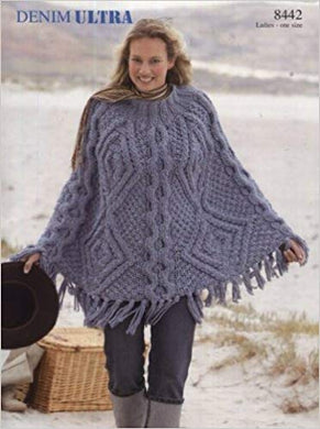 Sirdar Denim Ultra Poncho #8442