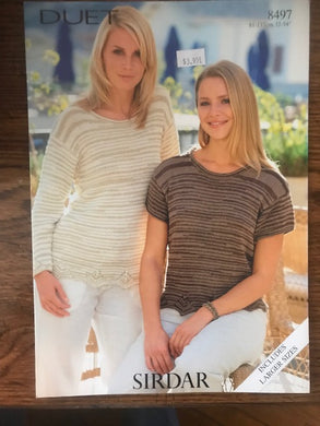 Sirdar Duet Sweaters #8497