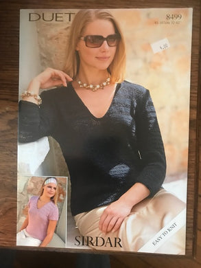 Sirdar Duet Sweaters #8499