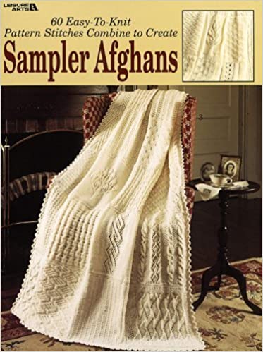 60 Sampler Afghans to Knit Leaflet 932