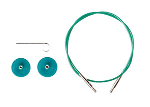 Knit Picks Options Interchangeable Knitting Needles Cables (Green)