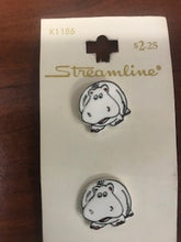 Load image into Gallery viewer, Vintage Streamline Buttons  11/16&quot;
