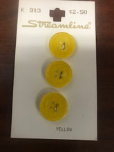 Load image into Gallery viewer, Vintage Streamline Buttons  5/8&quot;