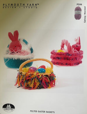 Plymouth Pattern  #P599 – Felted Easter Basket