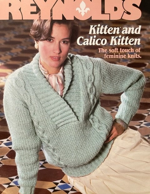 Vol 281  Reynolds Kitten & Calico Kitten Pattern Leaflet