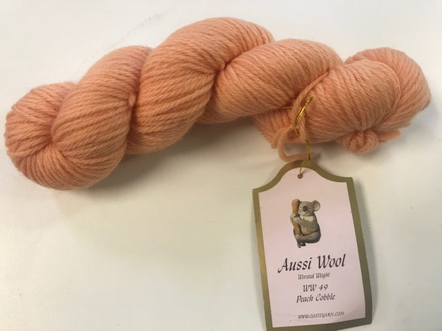 AUSSIE WOOL  WORSTED WEIGHT