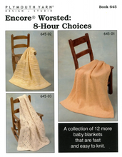 Load image into Gallery viewer, Plymouth Pattern Booklet Encore Worsted 8-Hour Choices Book 645