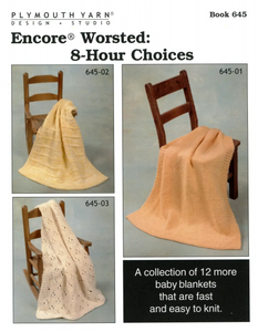 Plymouth Pattern Booklet Encore Worsted 8-Hour Choices Book 645