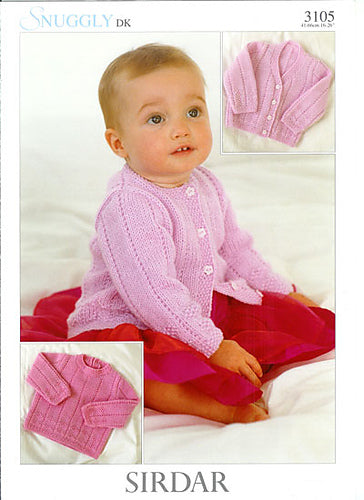 Sirdar Leaflet Cardigans and Sweater #3105